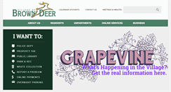 Desktop Screenshot of browndeerwi.org