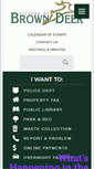 Mobile Screenshot of browndeerwi.org